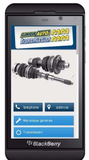 site mobile responsive TransmissionMM Quebec